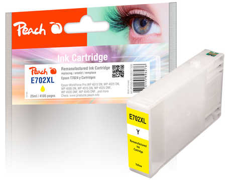 Peach Cartouche d'encre jaune, compatible avec
ID-Fabricant: T7024 Epson WorkForce Pro WP-4520
