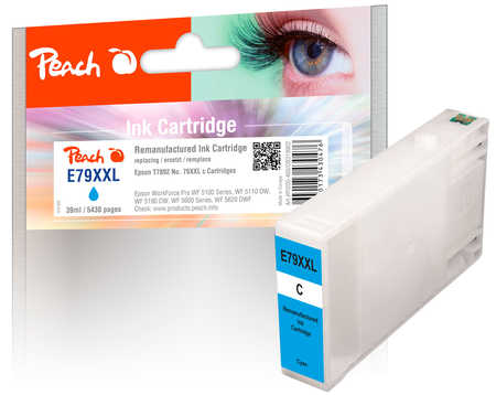 Peach  cartouche d'encre XXL cyan, compatible avec
ID-Fabricant: No. 79XXL c, C13T78924010