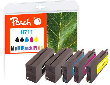 Peach  Combi Pack Plus compatible avec
ID-Fabricant: No. 711, CZ129AE, CZ130AE, CZ131AE, CZ132AE