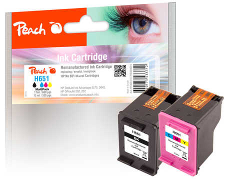 Peach  Multi Pack, compatible avec
ID-Fabricant: No. 651, C2P10AE, C2P11AE