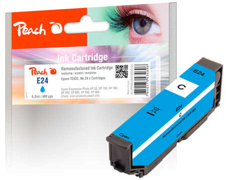 Peach Cartouche d'encre  cyan, compatible avec
ID-Fabricant: No. 24 c, C13T24224010