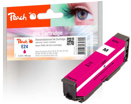 Peach Cartouche d'encre  magenta, compatible avec
ID-Fabricant: No. 24 m, C13T24234010