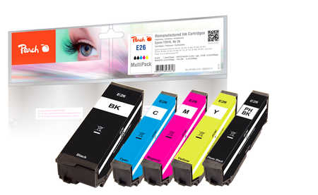 Peach  Multi Pack, compatible avec
ID-Fabricant: No. 26, C13T26164010