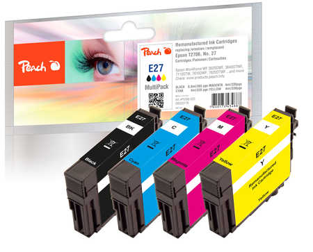 Peach  Multipack compatible avec
ID-Fabricant: T2706, No. 27, C13T27064010