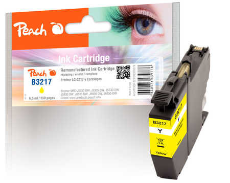 Peach Cartouche d'encre  jaune, compatible avec
ID-Fabricant: LC-3217Y