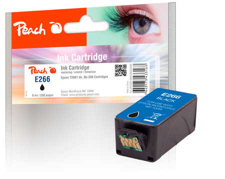 Peach Cartouche d'encre  noir, compatible avec
ID-Fabricant: No. 266BK, C13T26614010