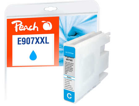 Peach  cartouche d'encre XXL cyan, compatible avec
ID-Fabricant: T9072, No. 907XXLC, C13T90724010