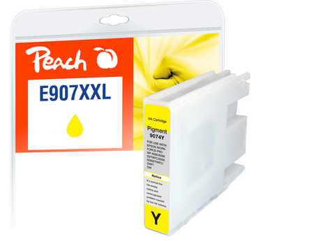Peach  cartouche d'encre XXL yellow, compatible avec
ID-Fabricant: T9074, No. 907XXLY, C13T90744010