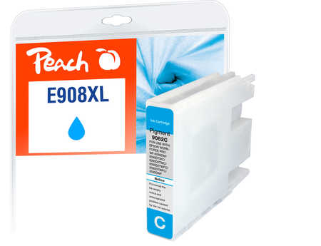 Peach  cartouche d'encre XL cyan, compatible avec
ID-Fabricant: T9082, No. 908XLC, C13T90824010