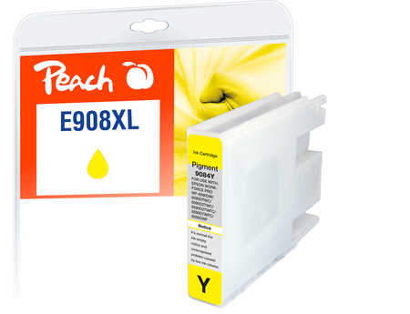 Peach  cartouche d'encre XL jaune, compatible avec
ID-Fabricant: T9084, No. 908Y, C13T90844010