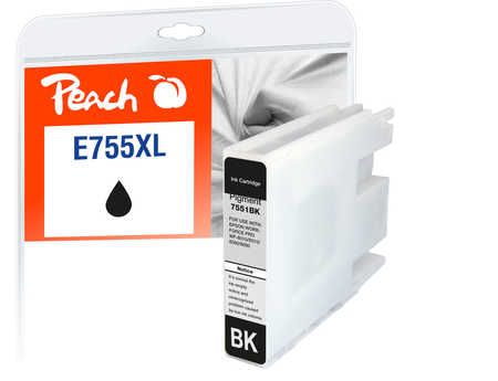 Peach  cartouche d'encre XL noire, compatible avec
ID-Fabricant: T7551BK, C13T755140