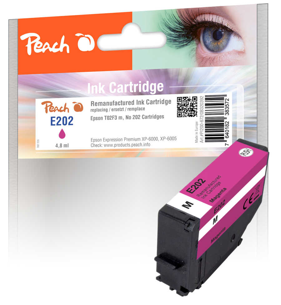 Peach Cartouche d'encre  magenta, compatible avec
