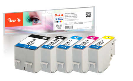 Peach Multipack, XL compatible avec
ID-Fabricant: No. 202XL, T02G7 Epson Expression Premium XP-6000