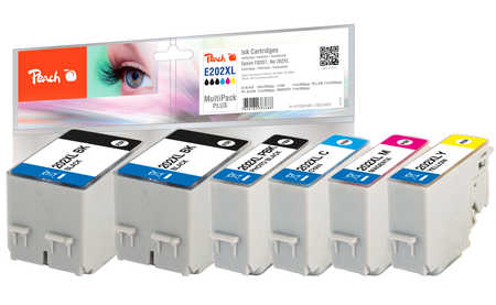 Peach Multipack Plus, XL compatible avec
ID-Fabricant: No. 202XL Epson Expression Premium XP-6000