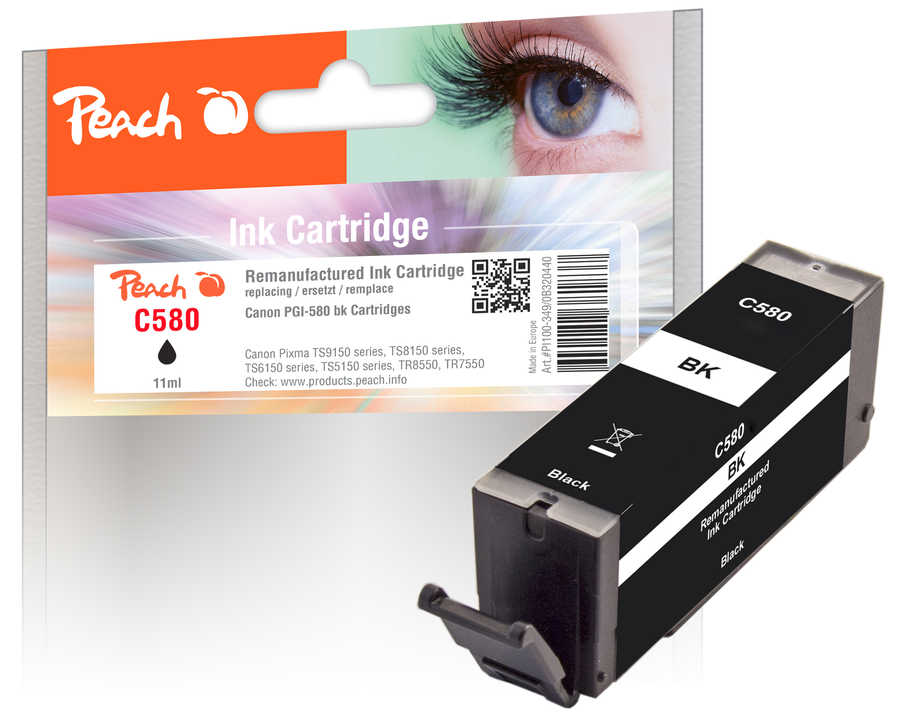 Peach Cartouche d'encre  noir, compatible avec