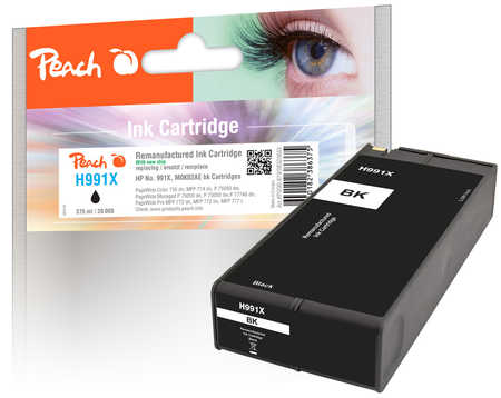 Peach  cartouche d'encre noire extra HC compatible avec
ID-Fabricant: No. 991X BK, M0K02AE