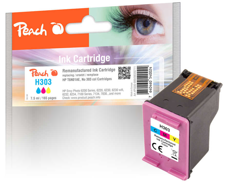 Peach Tête d'impression  couleur, compatible avec
ID-Fabricant: No. 303 C, T6N01AE