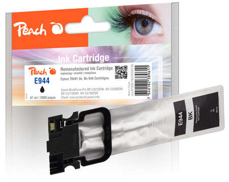 Peach  cartouche d'encre Cartridge noire compatible avec
ID-Fabricant: T9441, No. 944BK, C13T944140