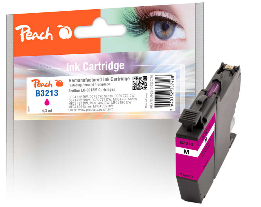 Peach Cartouche d'encre  magenta XL, compatible avec
ID-Fabricant: LC-3213M