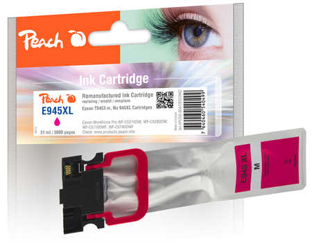 Peach Cartouche d'encre  HY magenta, compatible avec
ID-Fabricant: T9453, No. 945XLM, C13T945340