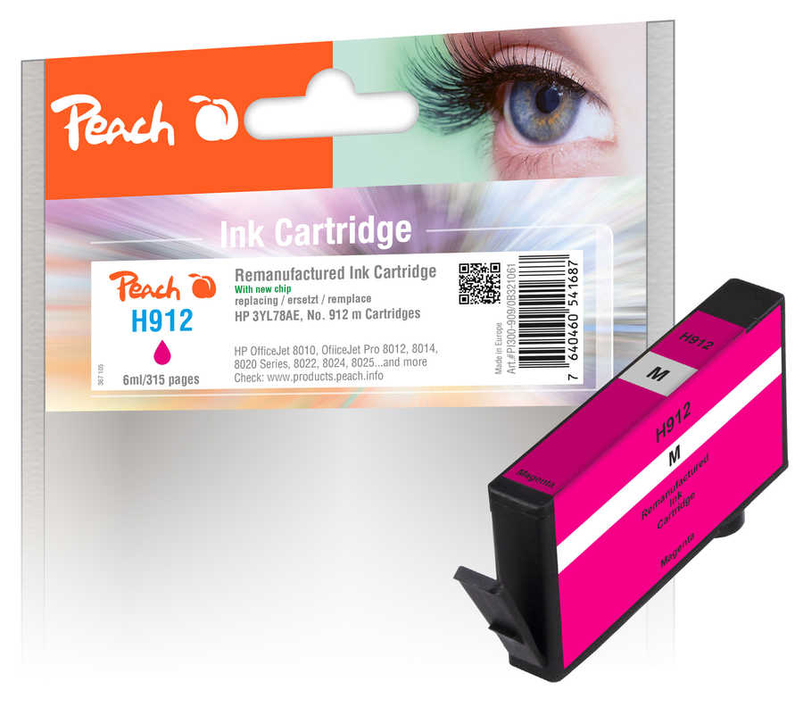 Peach  cartouche d'encre magenta compatible avec