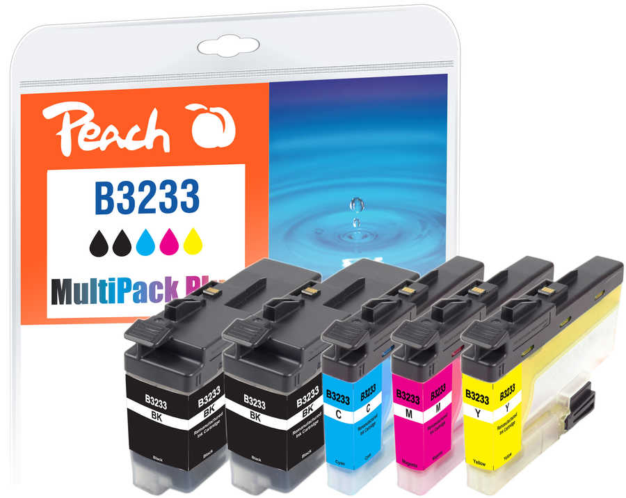 Peach  Multi Pack Plus with chip, compatible with