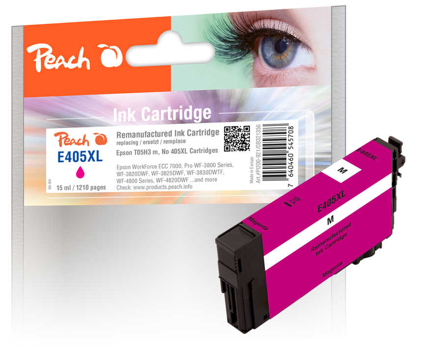 Peach  cartouche d'encre magenta compatible avec
ID-Fabricant: T05H3, No. 405XL m, C13T05H34010