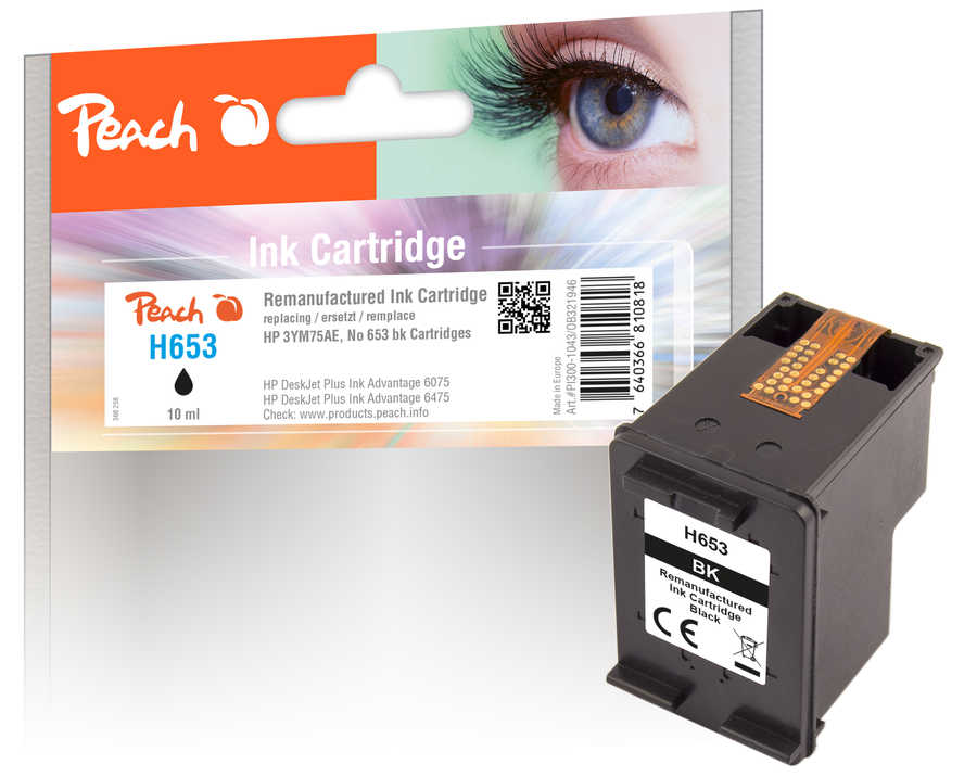 Peach Tête d'impression  noire, compatible avec