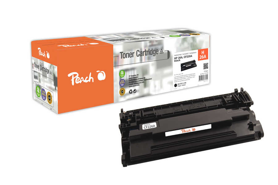 Peach  Toner Module noire, compatible avec
ID-Fabricant: No. 26X, CF226X