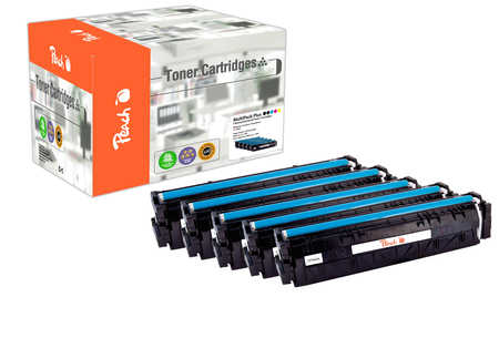 Peach Multipack Plus  compatible avec
ID-Fabricant: No. 203A, CF540A*2, CF541A, CF542A, CF543A