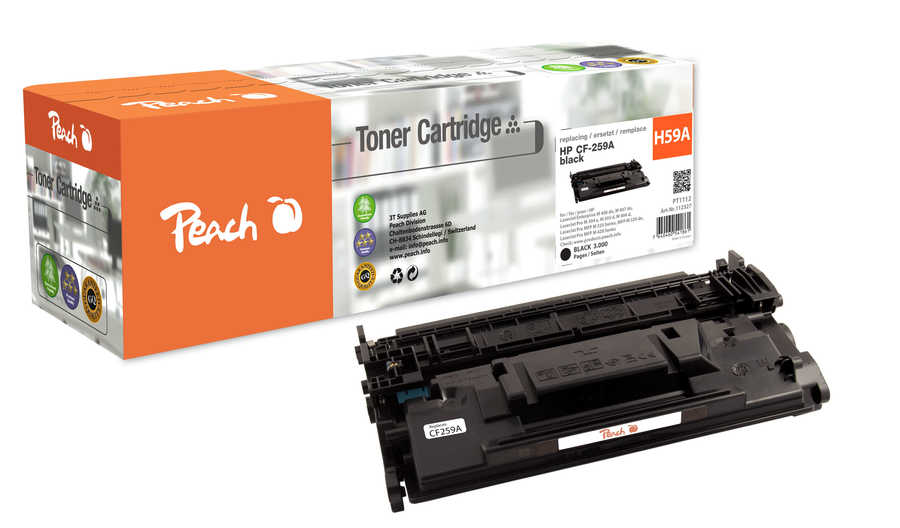 Peach  Toner Module noire, compatible avec
ID-Fabricant: No. 59A, CF259A