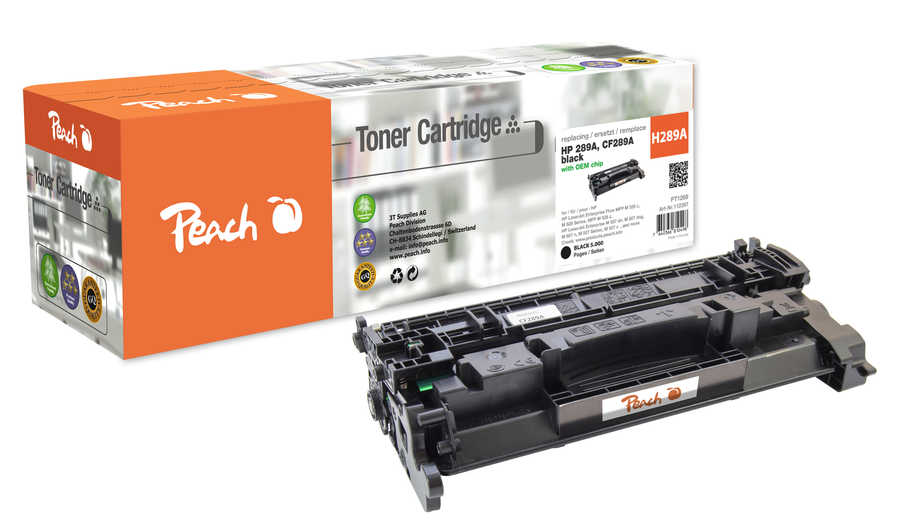 Peach  Toner Module noire, compatible avec
ID-Fabricant: No. 89A, CF289A