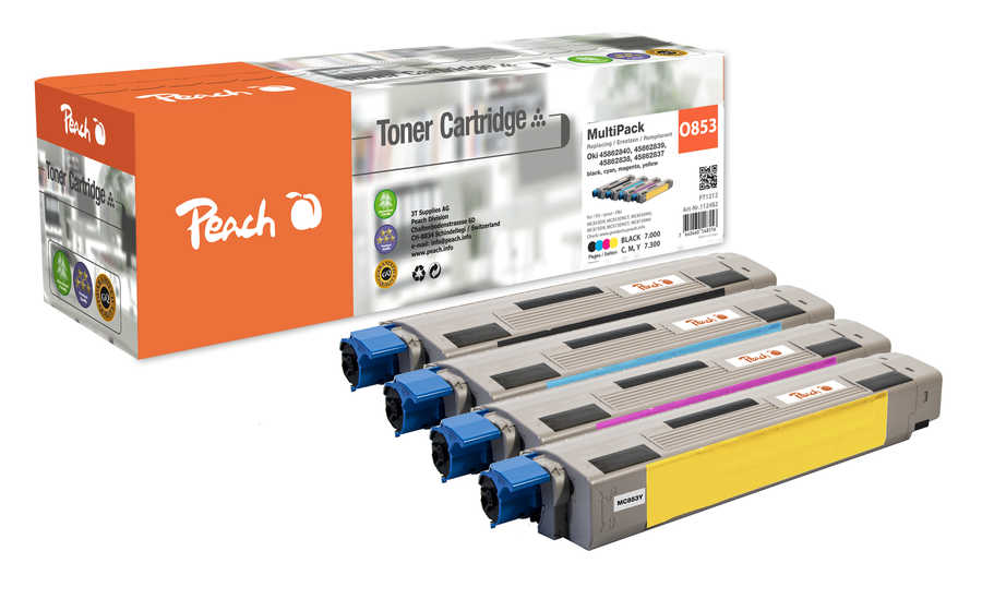 Peach Multipack , compatible avec
ID-Fabricant: 45862840, 45862839, 45862838, 45862837