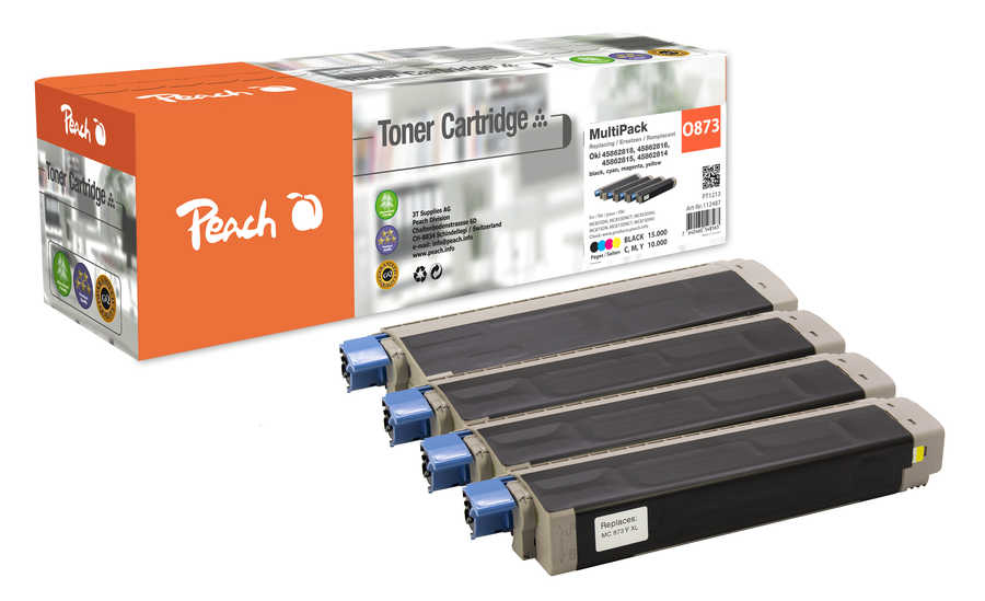 Peach Multipack , compatible avec
ID-Fabricant: 45862818, 45862816, 45862815, 45862814