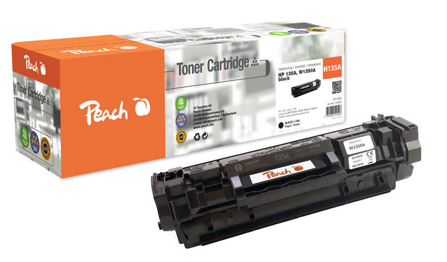 Peach  Toner Module noire, compatible avec
ID-Fabricant: No. 135A, W1350A