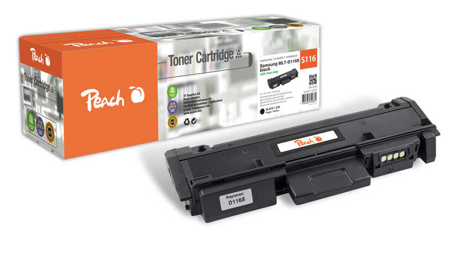 Peach  Toner Module noire, compatible avec
ID-Fabricant: MLT-D116S/ELS, SU840A