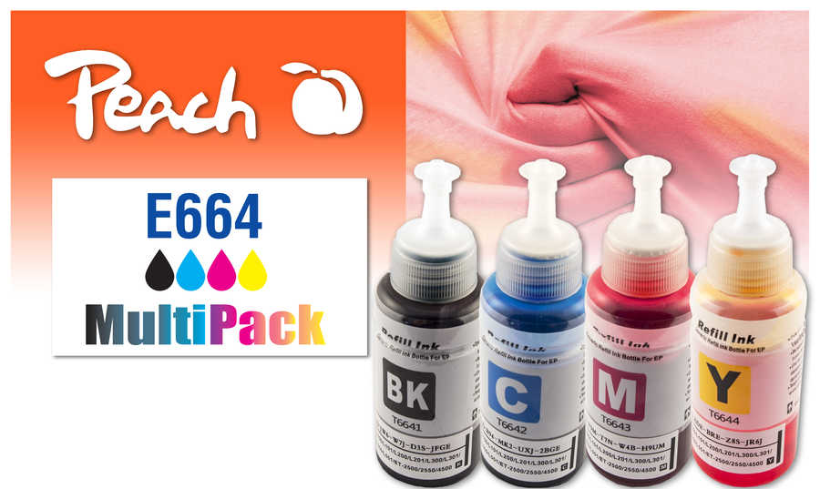 Peach  Multi Pack, compatible avec
ID-Fabricant: No. 664, T664640