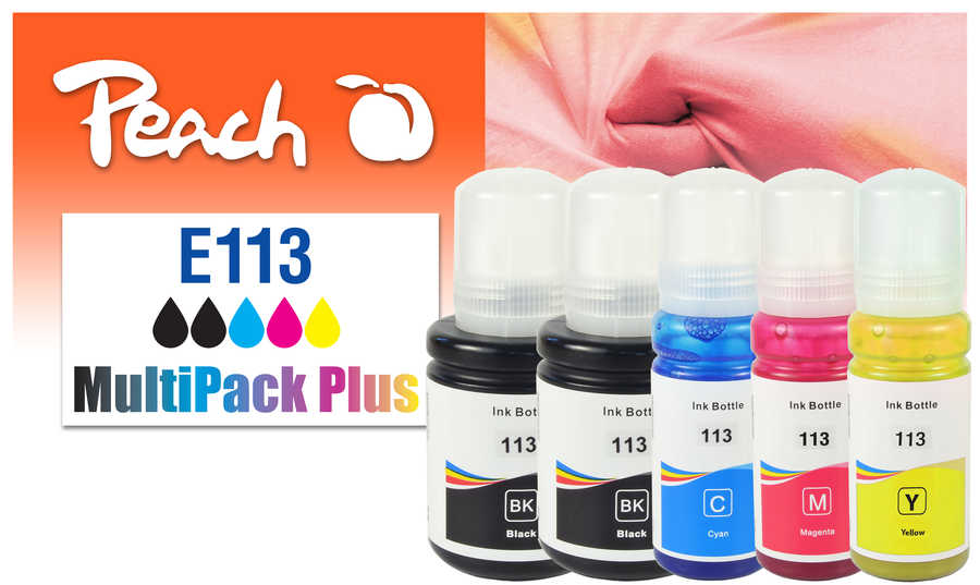 Peach Multipack Plus  compatible avec
ID-Fabricant: No. 113, T06B1*2, T06B2, T06B3, T06B4