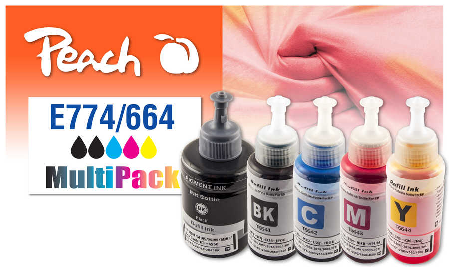 Peach  Multi Pack, compatible avec
ID-Fabricant: No. 664, No. 774