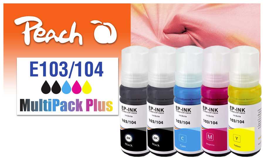 Peach Multipack Plus  compatible avec
ID-Fabricant: No. 103, No. 104