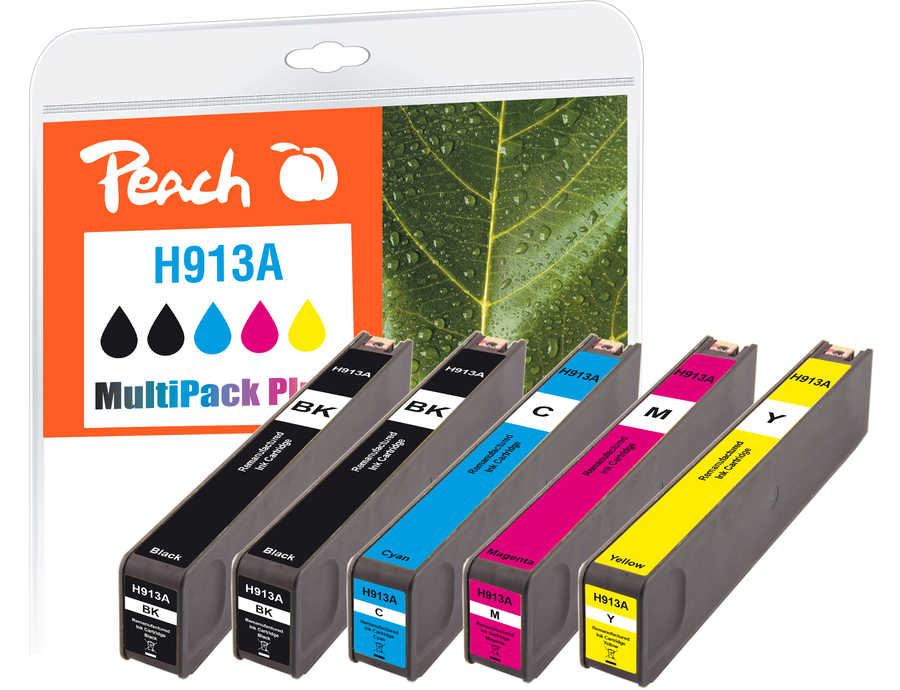 Peach  Combi Pack Plus compatible avec
ID-Fabricant: No. 913A, L0R95AE, F6T77AE, F6T78AE, F6T79AE