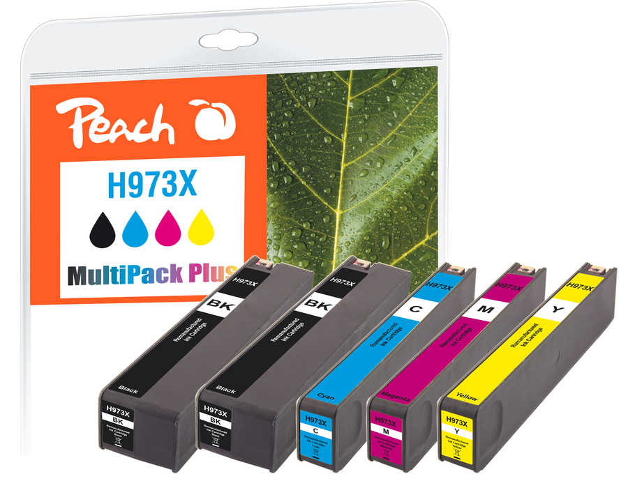 Peach  Combi Pack Plus compatible avec
ID-Fabricant: No. 973X, L0S07AE, F6T81AE, F6T82AE, F6T83AE