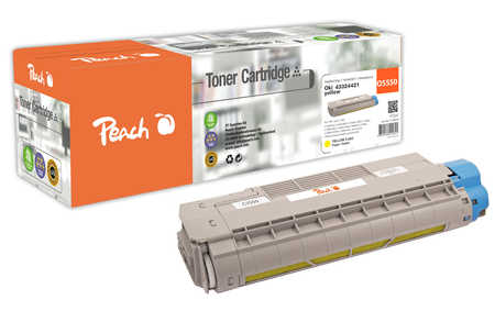 Peach  Cartouche de toner jaune, comapatible avec
ID-Fabricant: 43324421