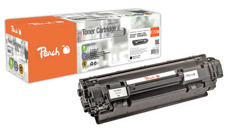 Peach  Toner Module noire, compatible avec
ID-Fabricant: CRG-728 bk, 3500B002