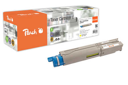 Peach Toner Module jaune, compatible avec
ID-Fabricant: 43459329 OKI C 3300