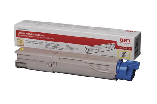Original Cartouche de toner jaune originale
ID-Fabricant: 43459329 OKI C 3300