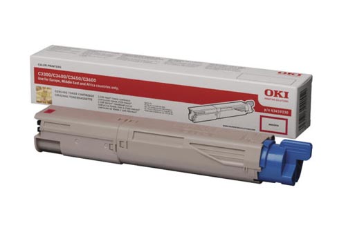 Original Cartouche de toner magenta originale
ID-Fabricant: 43459330 OKI C 3300
