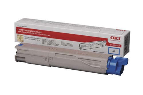 Original Cartouche de toner cyan originale
ID-Fabricant: 43459331 OKI C 3300