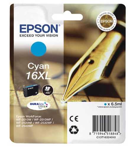 Original Cartouche d'encre cyan originale, XL
ID-Fabricant: No. 16XL c, C13T16324010