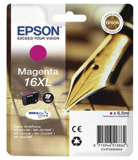 Original Cartouche d'encre magenta originale, XL
ID-Fabricant: No. 16XL m, C13T16334010